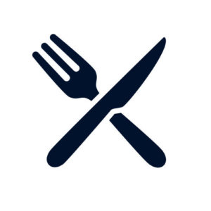 fork and knife icons